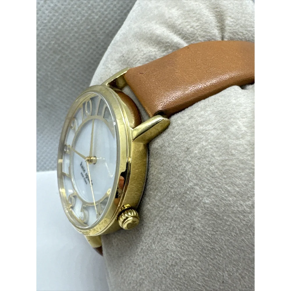 Kate Spade New York 0783 Women's Brown Leather Analog Dial Quartz Watch AEA424